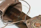 Spartiates SAINT GALANT Simili Cuir Bronze Très Origininales T 41 TBE