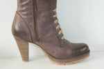 Bottines à lacets MTNG Originals Cuir Marron T 39 TTBE
