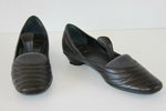 Escarpins HEYRAUD Tout Cuir Matelassé Noir T 36 TBE