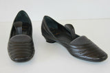 Escarpins HEYRAUD Tout Cuir Matelassé Noir T 36 TBE