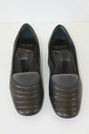 Escarpins HEYRAUD Tout Cuir Matelassé Noir T 36 TBE