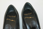 Escarpins HEYRAUD Tout Cuir Matelassé Noir T 36 TBE