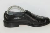 VINTAGE BELLOW Derby à Boucles Tout Cuir Noir T 40 TBE
