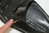 VINTAGE BELLOW Derby à Boucles Tout Cuir Noir T 40 TBE
