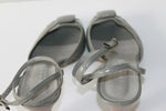 JONAK Sandales Cuir Gris Gris T 40 TBE