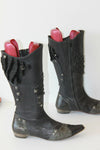 DKODE Mi bottes Tout Cuir Gris et Noir T 37 TBE