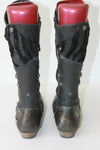 DKODE Mi bottes Tout Cuir Gris et Noir T 37 TBE