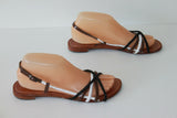 MELLOW YELLOW Spartiates Tout Cuir Tressé T 39 TBE