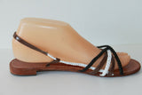 MELLOW YELLOW Spartiates Tout Cuir Tressé T 39 TBE