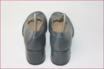 VINTAGE SAN MARINA Escarpins Cuir Gris Foncé bleu T 38 TBE