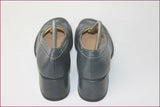 VINTAGE SAN MARINA Escarpins Cuir Gris Foncé bleu T 38 TBE