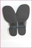 VINTAGE SAN MARINA Escarpins Cuir Gris Foncé bleu T 38 TBE