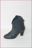 PASTELLE Bottines Boots Cuir Carioca Bleu Nuit T 40 BE