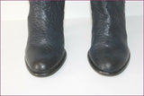 PASTELLE Bottines Boots Cuir Carioca Bleu Nuit T 40 BE