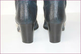 PASTELLE Bottines Boots Cuir Carioca Bleu Nuit T 40 BE