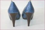 JONAK Escarpins Cuir Bleu Iris T 41 TBE