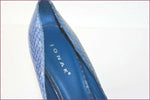 JONAK Escarpins Cuir Bleu Iris T 41 TBE