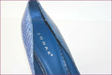 JONAK Escarpins Cuir Bleu Iris T 41 TBE