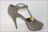 OSMOSE Escarpins Daim Gris Très Hauts Talons T 39 BE