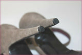 OSMOSE Escarpins Daim Gris Très Hauts Talons T 39 BE