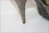OSMOSE Escarpins Daim Gris Très Hauts Talons T 39 BE