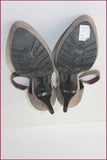 OSMOSE Escarpins Daim Gris Très Hauts Talons T 39 BE