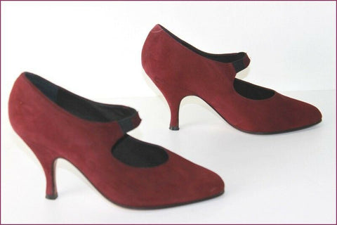 MARC Escarpins Tout cuir Prune T 35 TBE