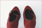 MARC Escarpins Tout cuir Prune T 35 TBE