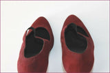 MARC Escarpins Tout cuir Prune T 35 TBE