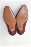 MARC Escarpins Tout cuir Prune T 35 TBE