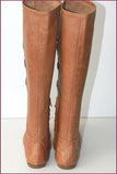 ARIDZA BROSS Bottes Cuir Artisanal Souple Ajouré T 36 TBE
