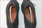 ERIC LOMAIN Bottier Derby Cuir Bleu Pétrole T 39 BE