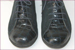 ERIC LOMAIN Bottier Derby Cuir Bleu Pétrole T 39 BE