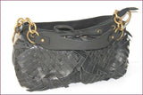 MARELLA Sac Cuir Franges Porté Epaule ou main TTBE