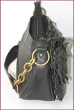 MARELLA Sac Cuir Franges Porté Epaule ou main TTBE