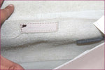 ZARA Sac Pochette Tout Cuir Beige Clair TTBE