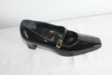 Vintage Escarpins ALEXANDRIA Tout Cuir Verni T 34  TTBE