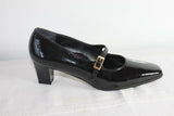 Vintage Escarpins ALEXANDRIA Tout Cuir Verni T 34  TTBE