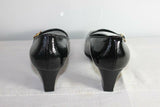 Vintage Escarpins ALEXANDRIA Tout Cuir Verni T 34  TTBE