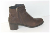 TOMMY HILFIGER Boots Femme Cuir Marron T 42 TBE