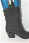 EDEN SHOES Bottines Tout Cuir Noir T 38 TBE