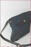 PIERRE CARDIN Sac Vintage Cuir et Textile Marine TBE