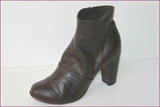 SAN MARINA Boots Cuir Marron Foncé T 40 BE
