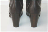 SAN MARINA Boots Cuir Marron Foncé T 40 BE