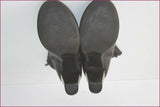 SAN MARINA Boots Cuir Marron Foncé T 40 BE