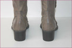 BOCAGE Bottes Genoux Pointues Cuir Taupe T 37 TBE