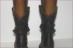 WORK IN PROGRESS Mi Bottes Tout Cuir Noir T 37 TTBE