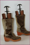 VINTAGE Bottes Fourrées CHAMOIS Modèle PICHETTE  T 36.5 TBE