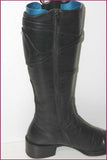 SAMZIO Bottes Cuir Noir Doublées Cuir T 35 BE