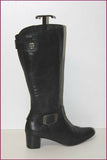 SERGIO CONTI Bottes Cuir Noir Doublées Cuir  T 39 BE